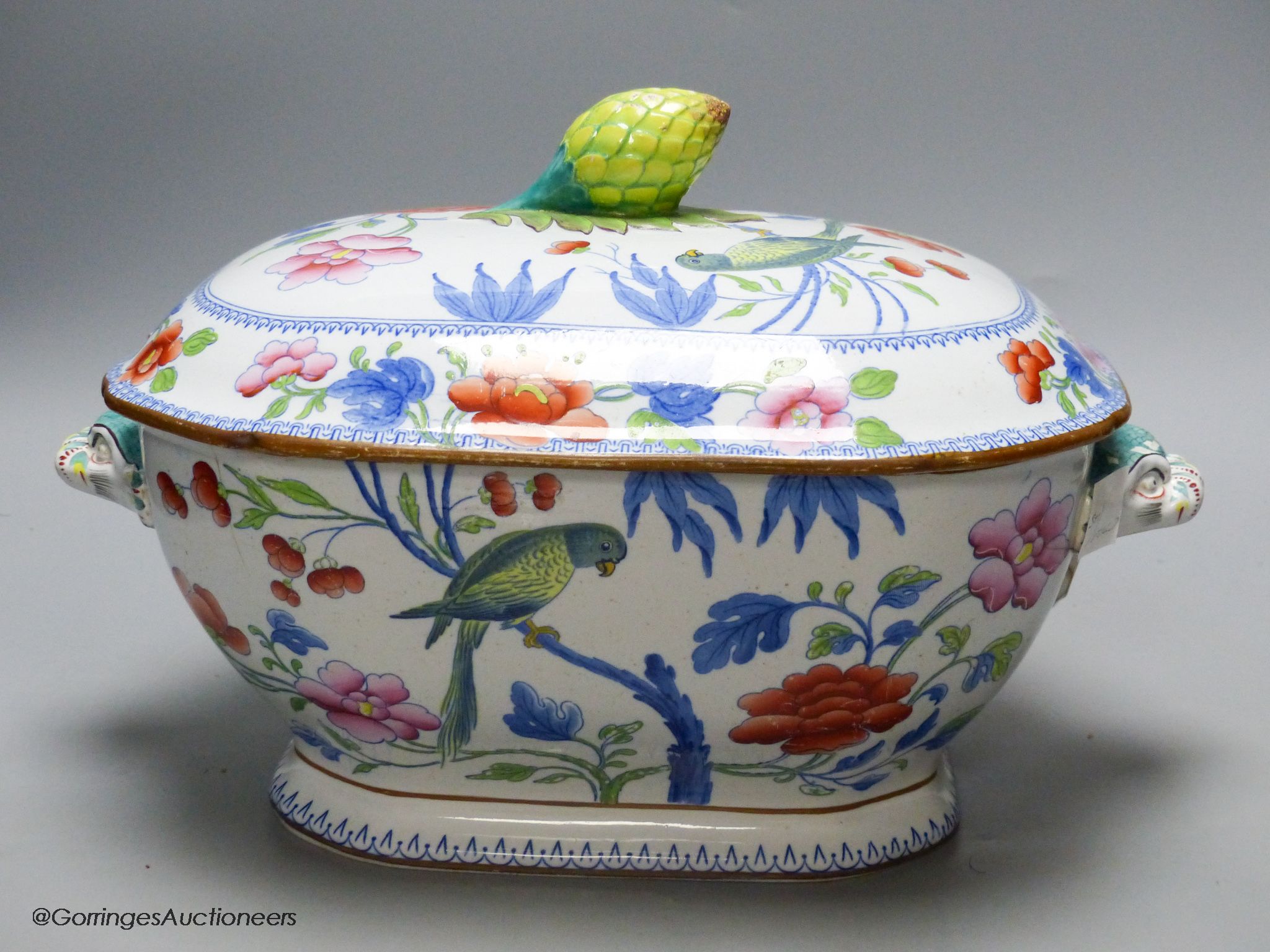 A 19th century stone china soup tureen